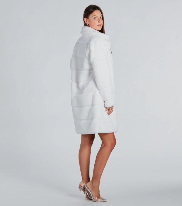 Feeling Extra Luxe Long Faux Fur Coat - Image 2