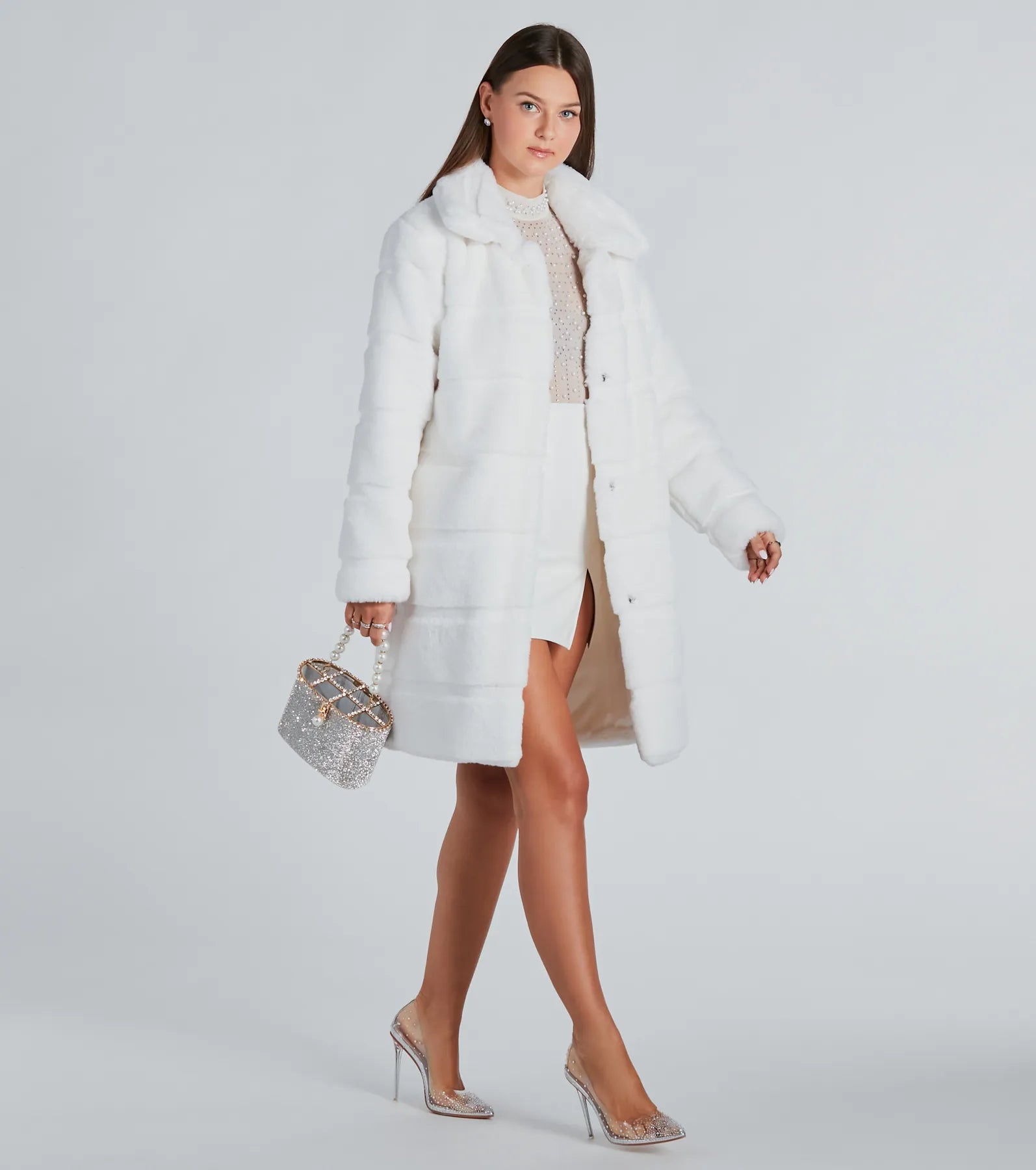 Feeling Extra Luxe Long Faux Fur Coat - Image 3