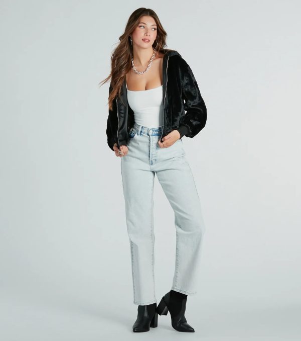 Like No Other Reversible Satin Bomber Jacket - Image 8