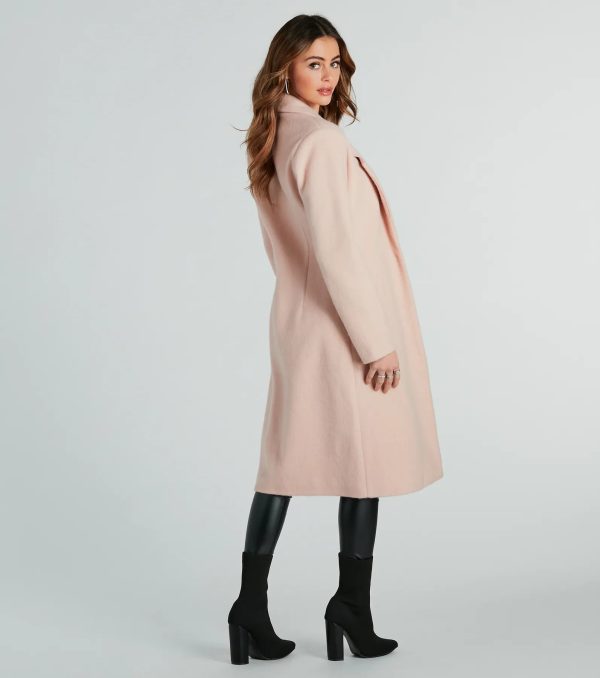 Winter Beauty Wool Trench Coat - Image 6