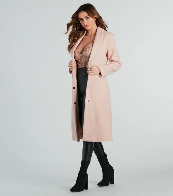 Winter Beauty Wool Trench Coat - Image 7