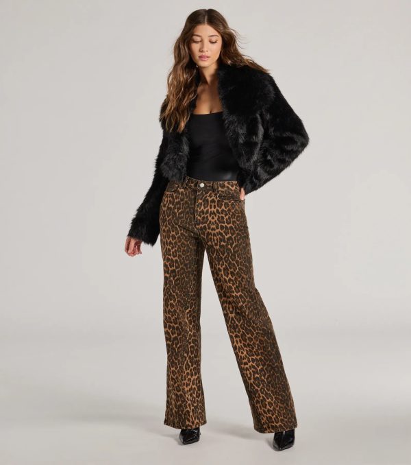 Layer On The Luxe Faux Fur Cropped Jacket - Image 16