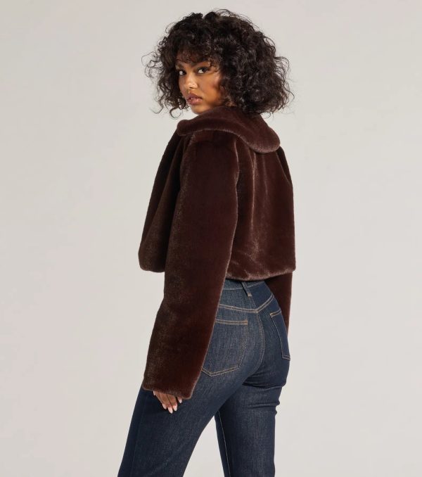 Looking Luxe Faux Fur Cropped Jacket - Image 2