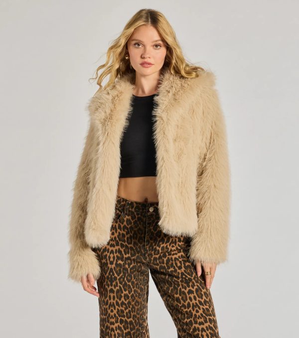 Glam Aura Faux Fur Jacket - Image 2