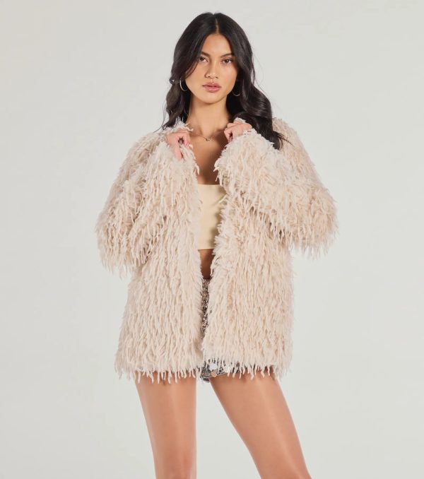Fab Fave Shaggy Faux Fur Jacket - Image 2