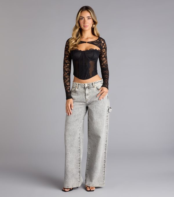 Delicate Edge Lace Bolero - Image 3
