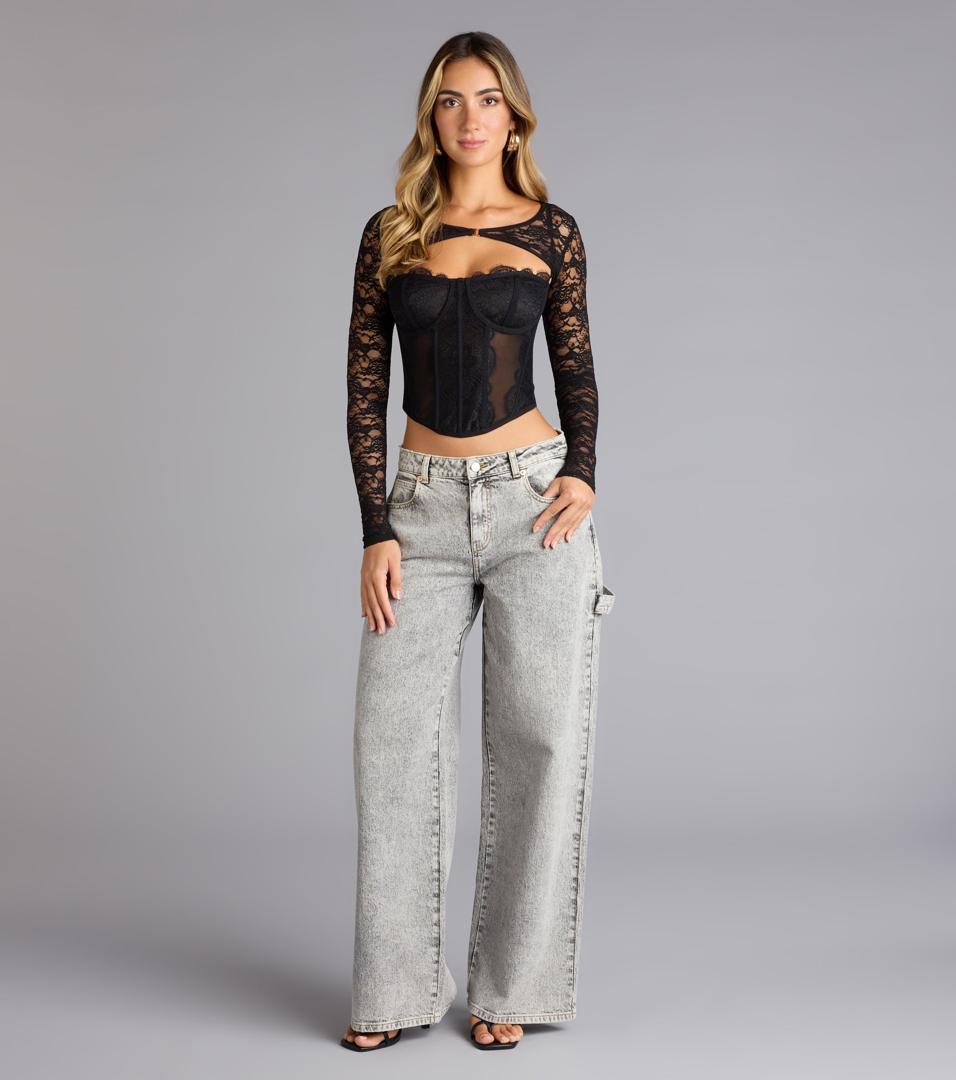 Delicate Edge Lace Bolero - Image 3