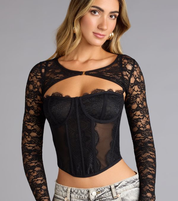 Delicate Edge Lace Bolero - Image 4