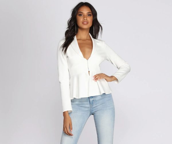 Professional In Peplum Blazer - Image 2