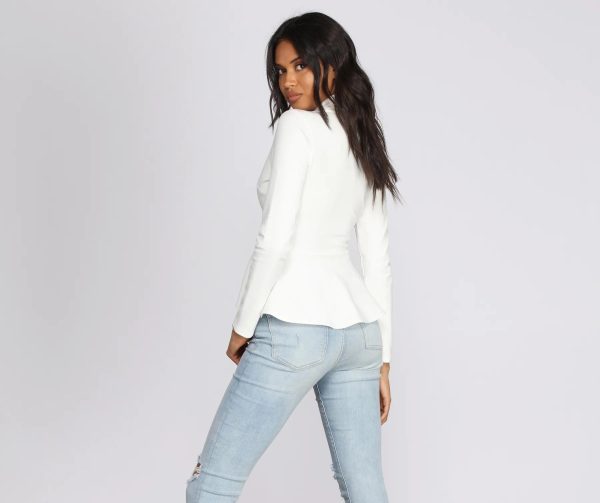 Professional In Peplum Blazer - Image 4