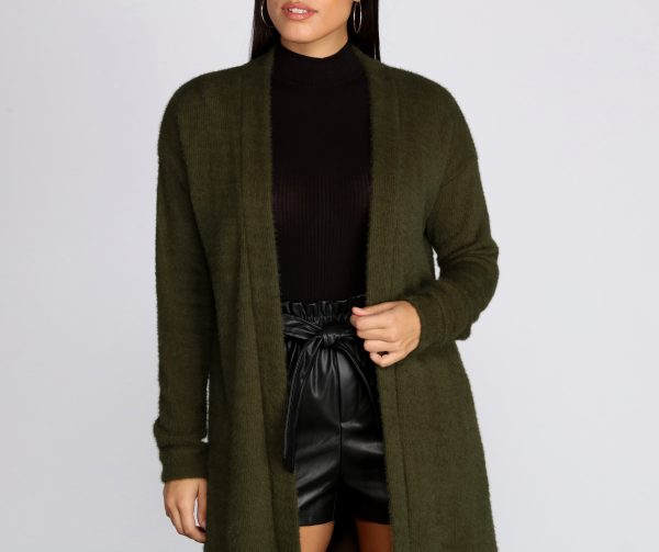 Living Lavish Long Knit Cardigan - Image 2