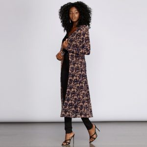 Workin' Woman Velvet Burnout Duster