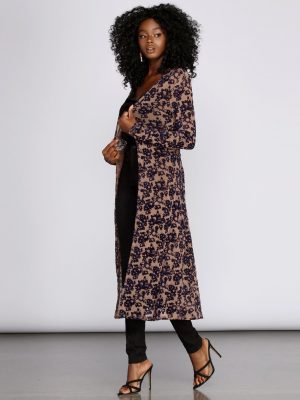 Workin' Woman Velvet Burnout Duster