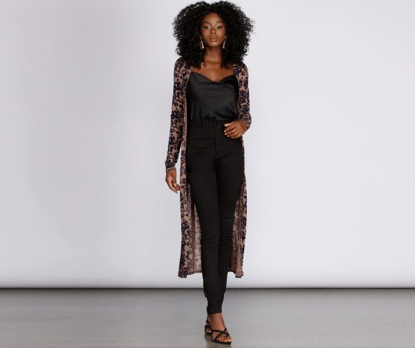 Workin' Woman Velvet Burnout Duster - Image 3