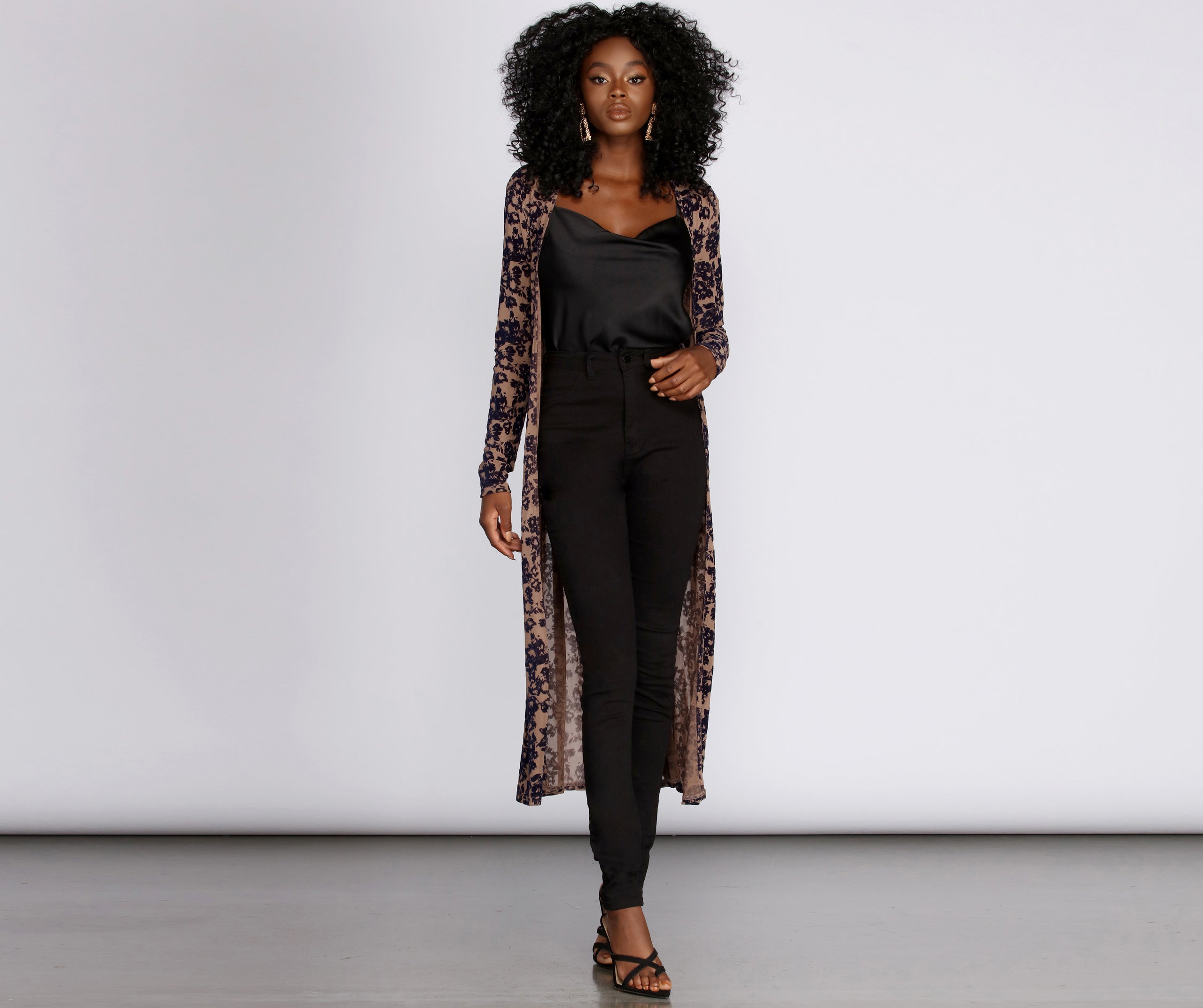 Workin' Woman Velvet Burnout Duster - Image 3