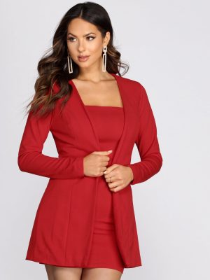 See You In My Dreams Crepe Blazer