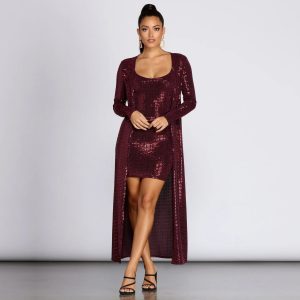 Stunning Sequin Diva Duster
