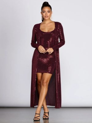 Stunning Sequin Diva Duster