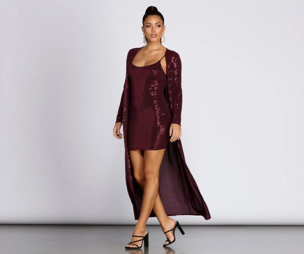 Stunning Sequin Diva Duster - Image 2
