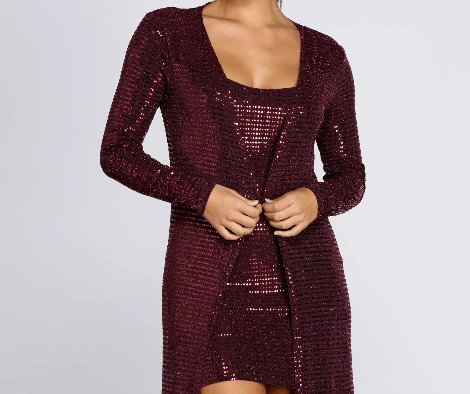 Stunning Sequin Diva Duster - Image 3