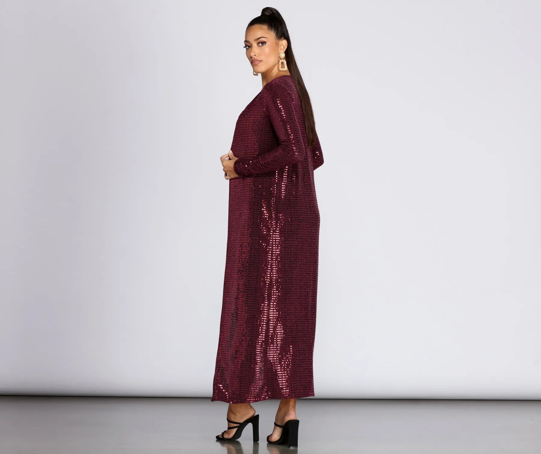 Stunning Sequin Diva Duster - Image 4