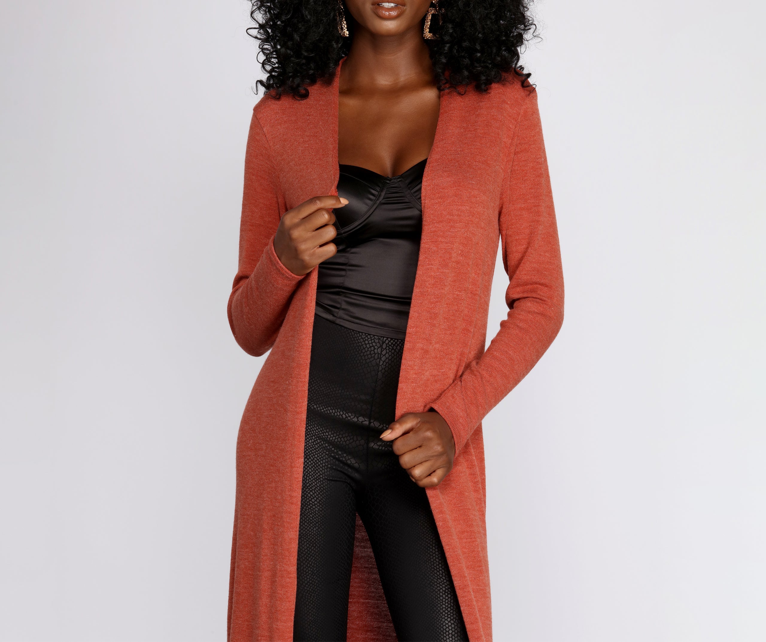 Stunning Simplicity Knit Duster - Image 4