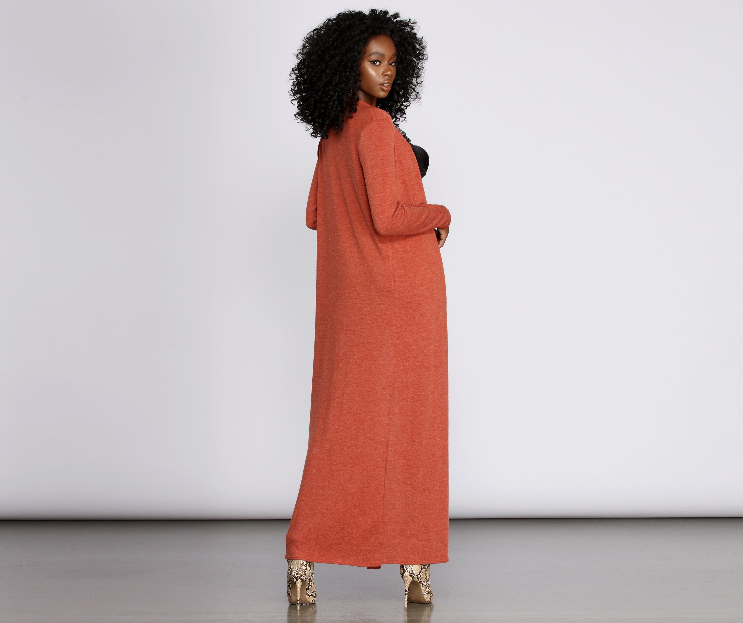 Stunning Simplicity Knit Duster - Image 2