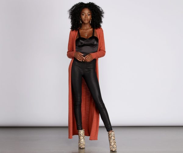 Stunning Simplicity Knit Duster - Image 3