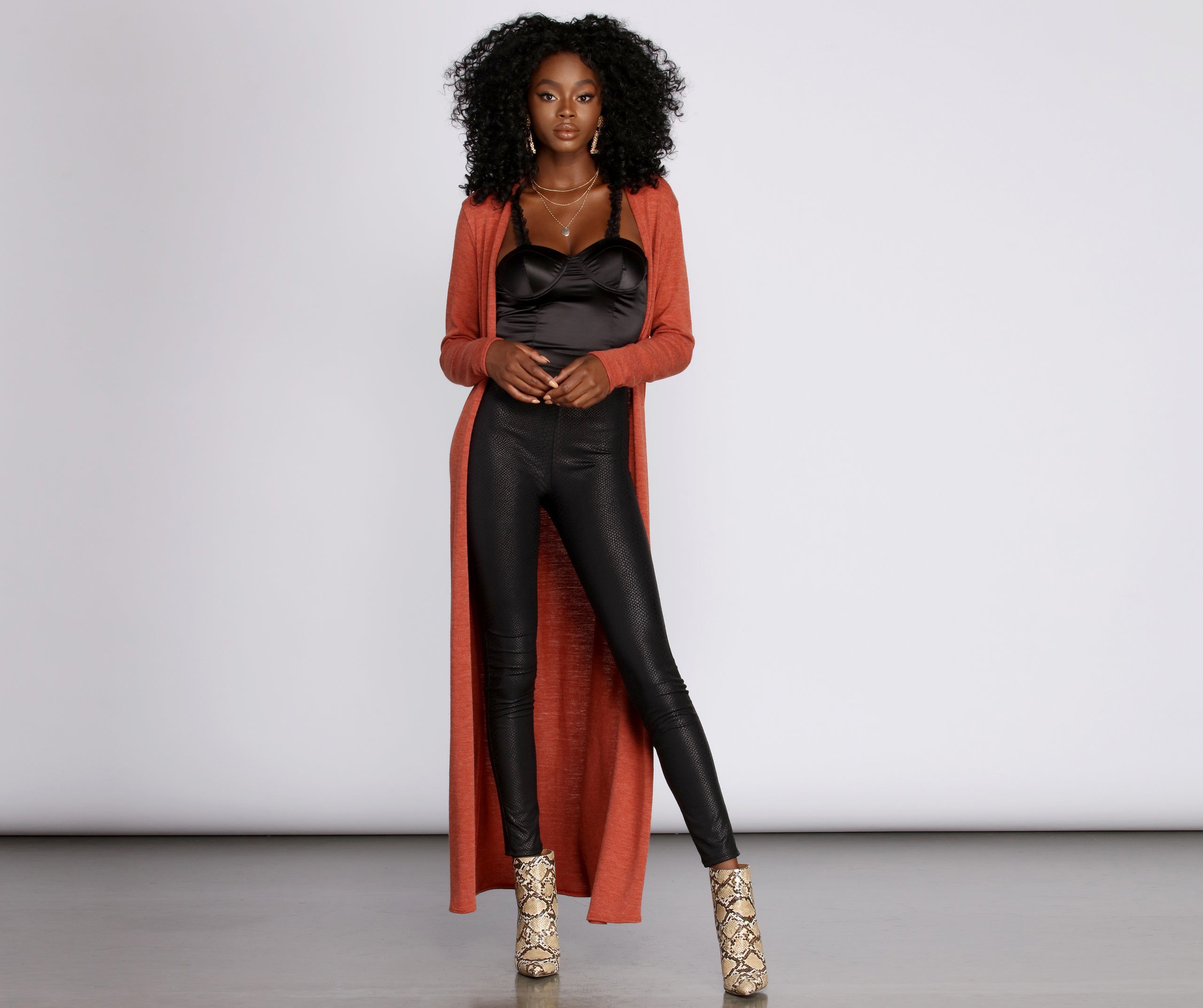 Stunning Simplicity Knit Duster - Image 3