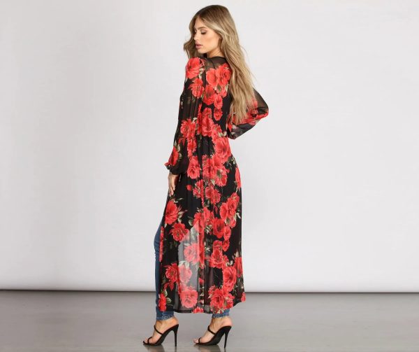 Blooming With Beauty Floral Duster - Image 2