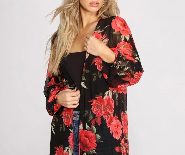 Blooming With Beauty Floral Duster - Image 3