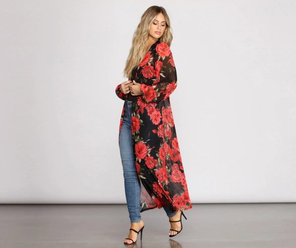 Blooming With Beauty Floral Duster - Image 4