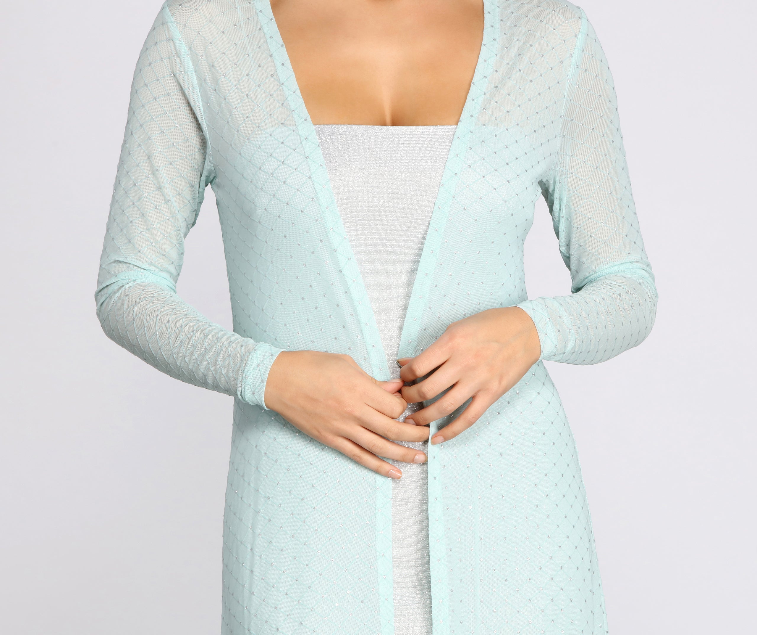 Sparkle In Rhine Mesh Duster - Image 3