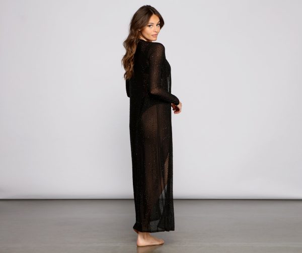 Major Glam Vibes Heat Stone Mesh Duster - Image 2