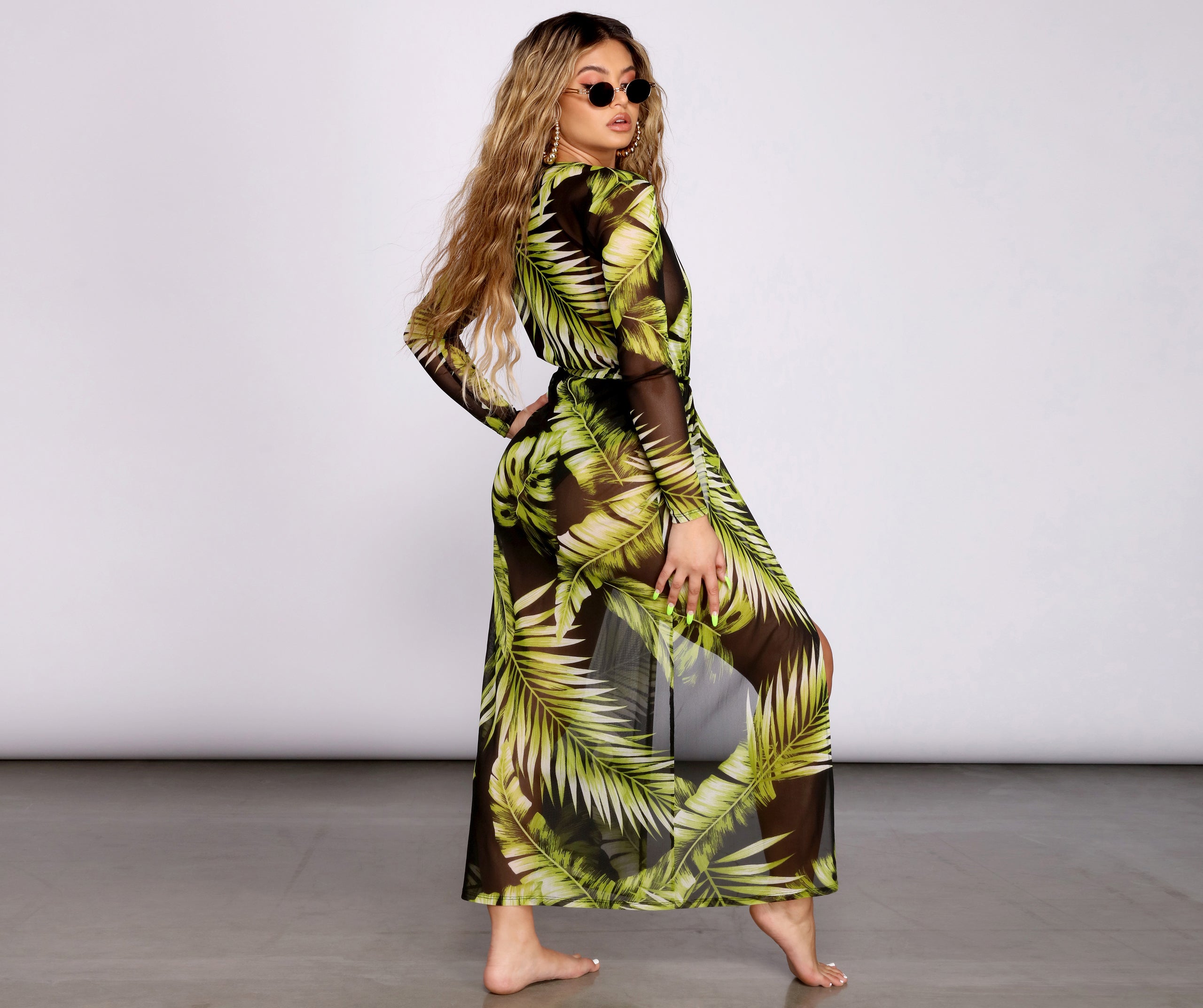 On Vacay Tropical Mesh Duster - Image 2