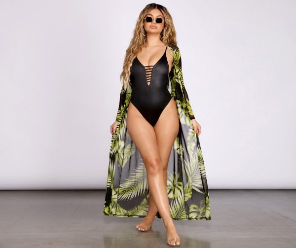 On Vacay Tropical Mesh Duster - Image 3
