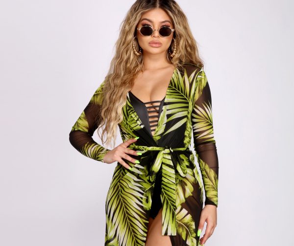 On Vacay Tropical Mesh Duster - Image 4
