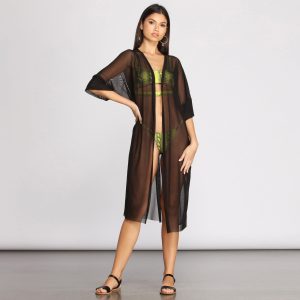Don't Mesh With Me Kimono