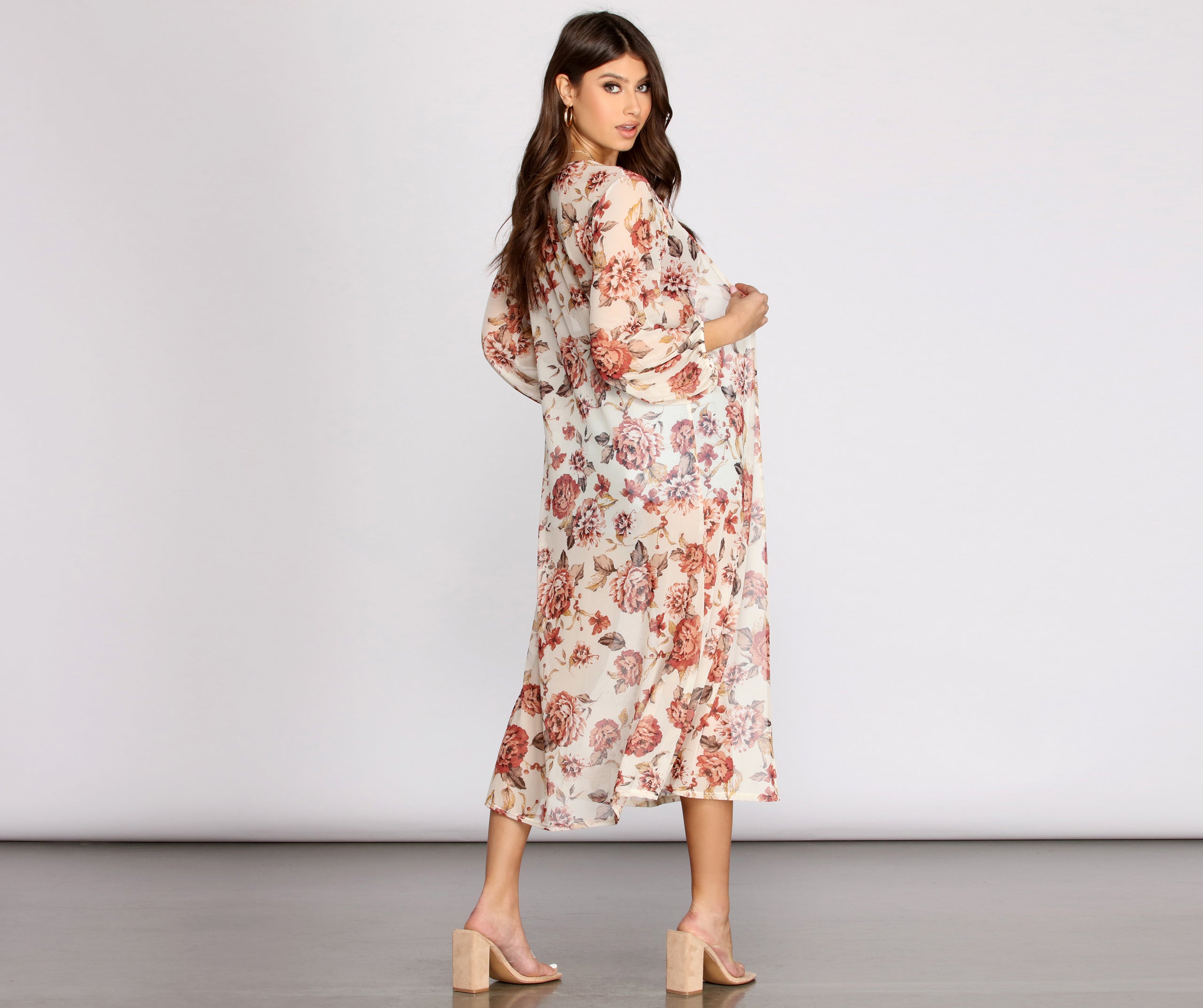 Fresh And Floral Mesh Duster - Image 2