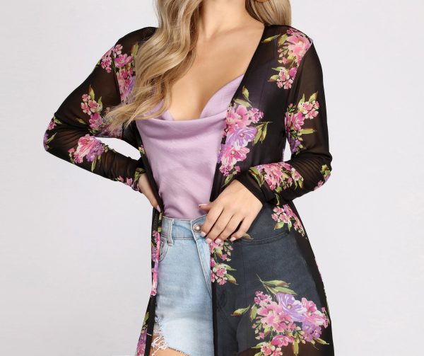 Blossum Babe Mesh Duster - Image 4