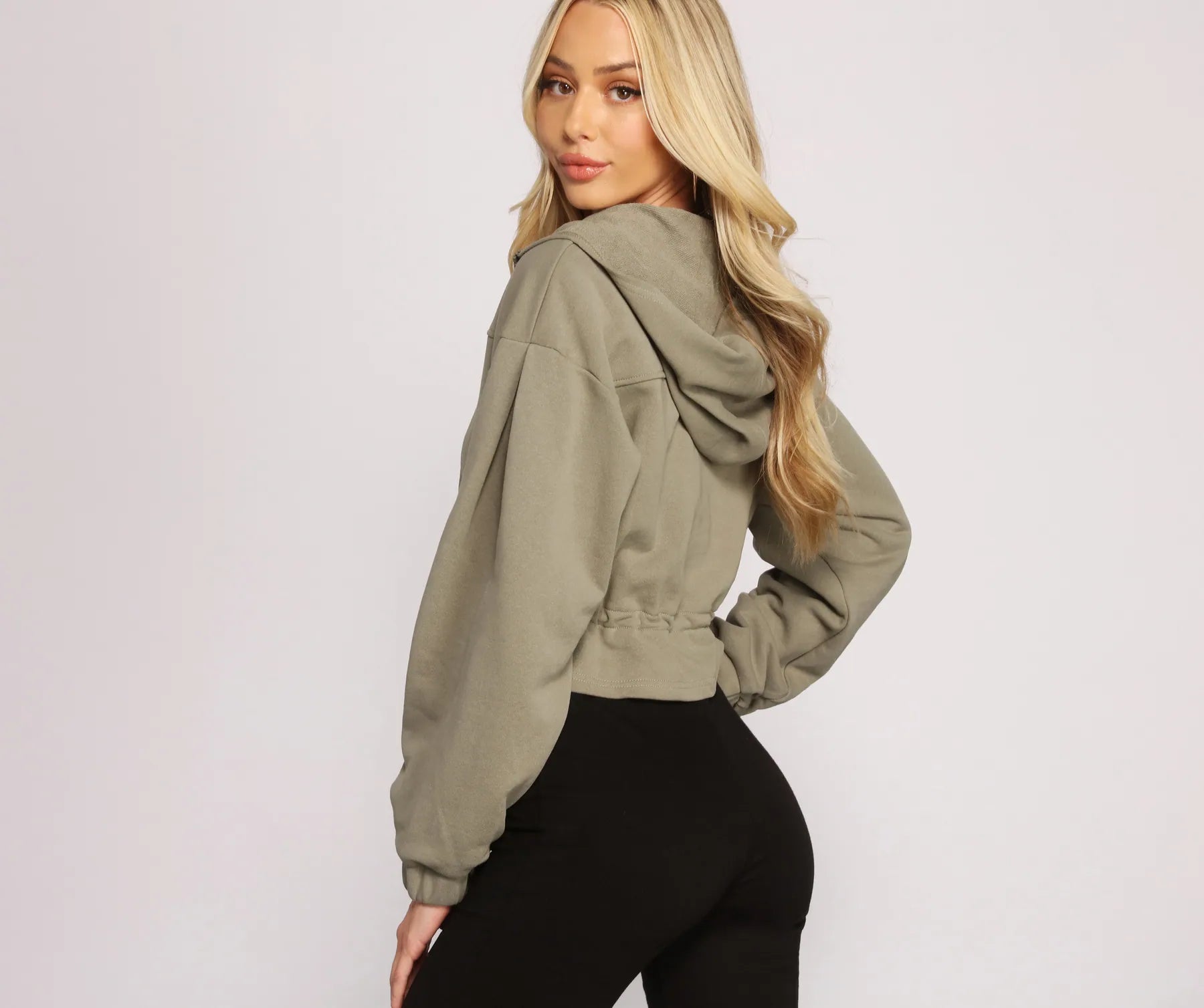 Zipped In Basics Cropped Jacket - Image 2