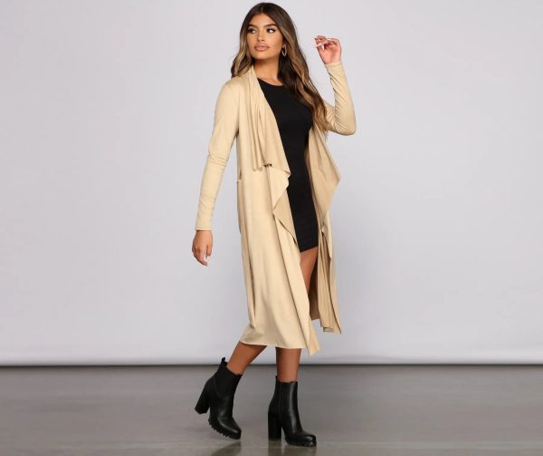On The Town Suede Trench - Image 13