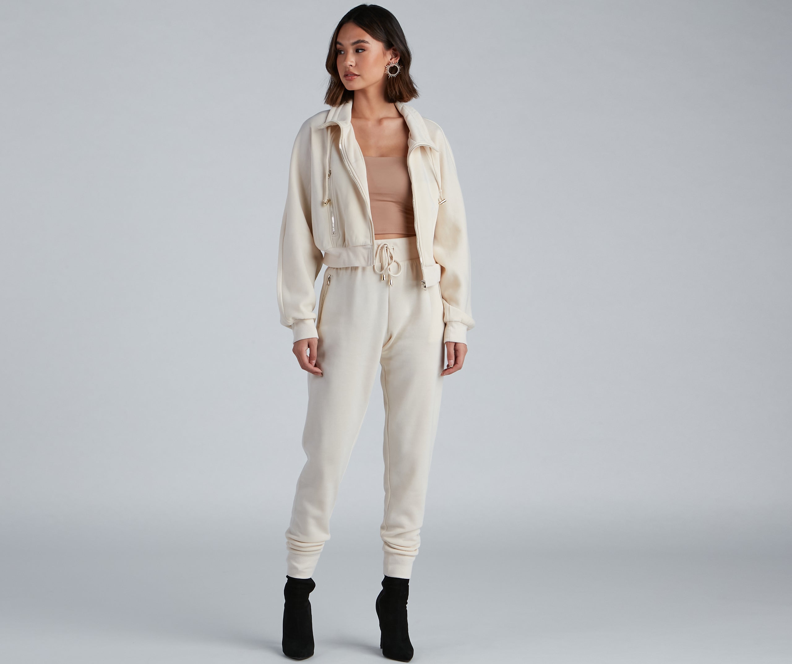 Casually Cozy Zip Front Jacket - Image 3