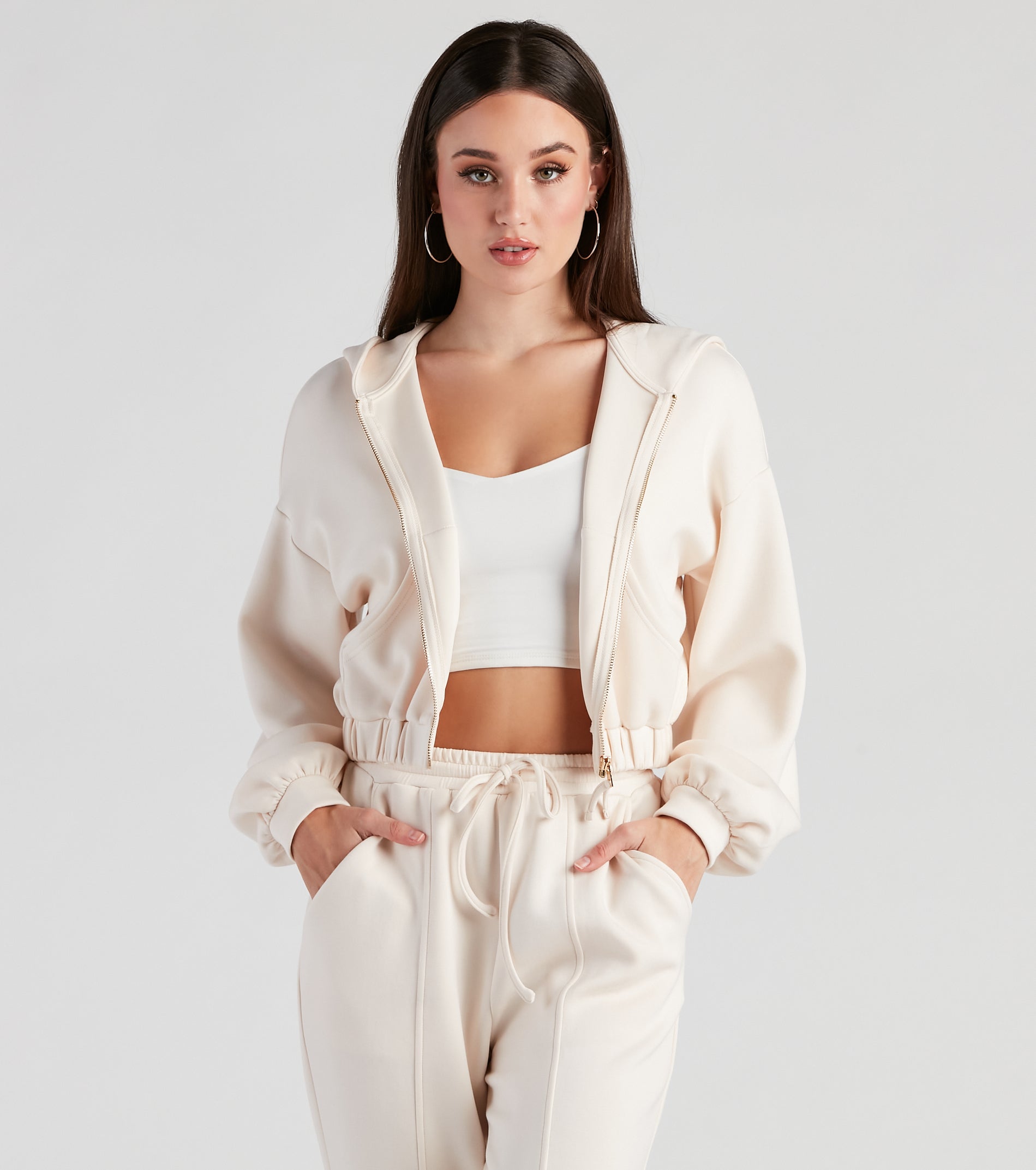 Trendsetting Babe Zip-Up Hoodie - Image 5