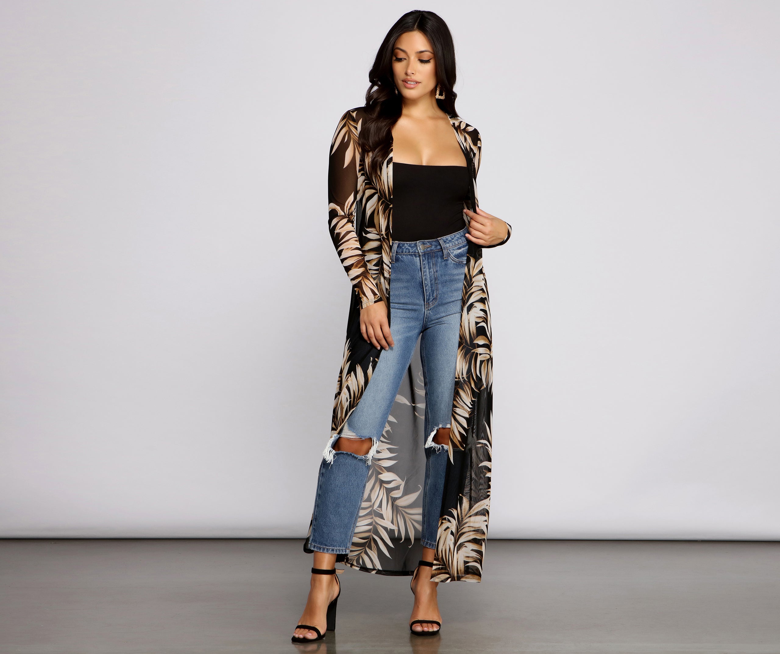 Tropical Getaway Mesh Duster - Image 2