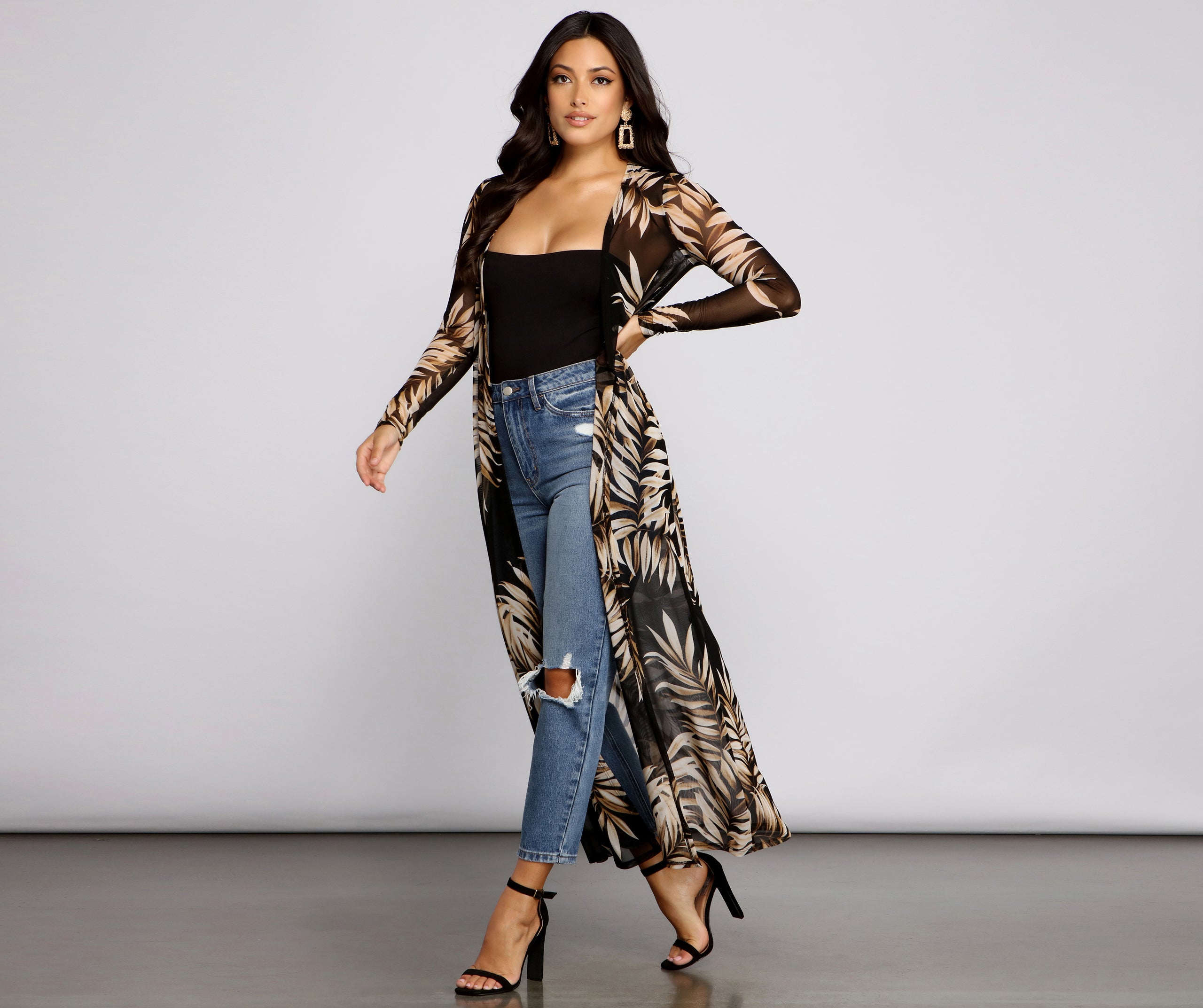 Tropical Getaway Mesh Duster - Image 4
