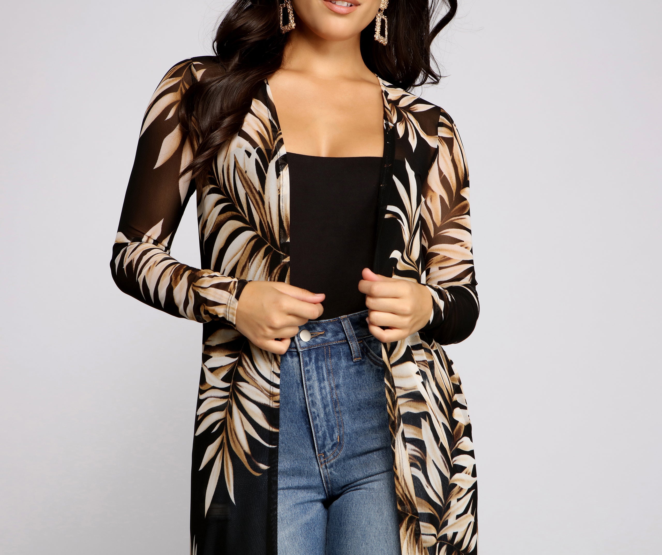 Tropical Getaway Mesh Duster - Image 5