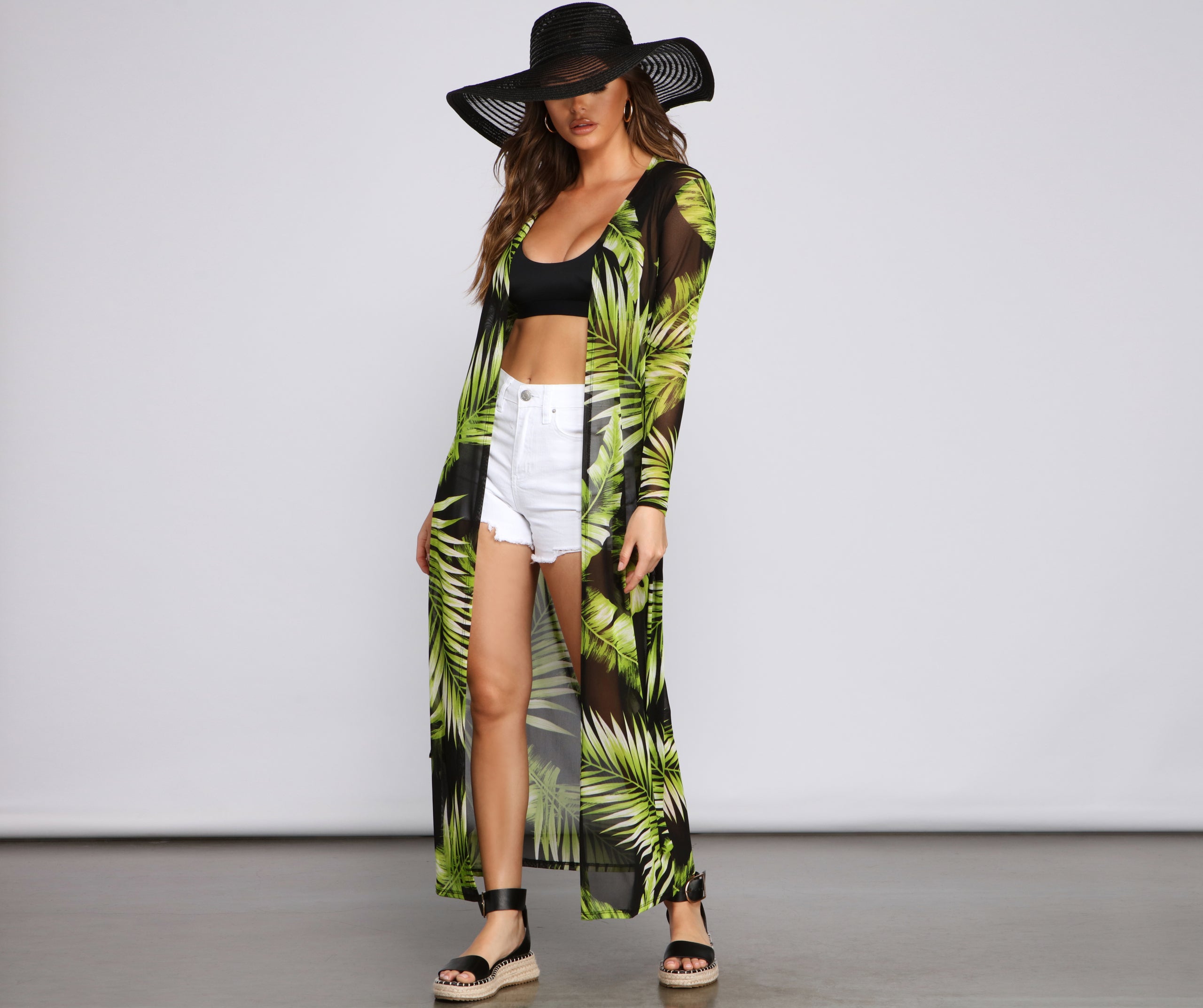 Dreaming Of Paradise Mesh Duster - Image 4