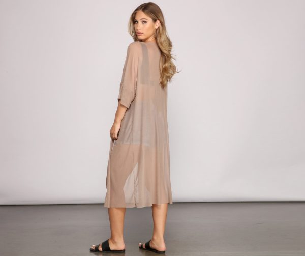 Layer On The Style Mesh Kimono - Image 8