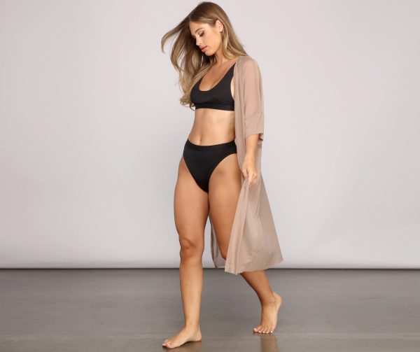 Layer On The Style Mesh Kimono - Image 12